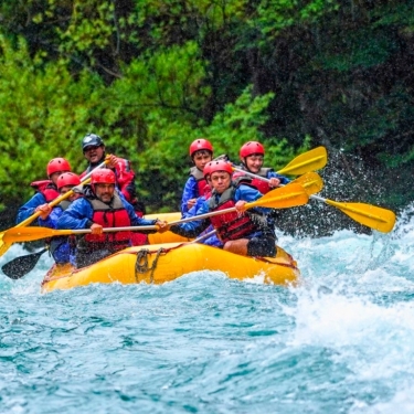 Rafting Río Manso: frontera con Chile